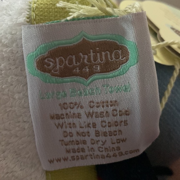 NWT Spartina 449 Bay Dreams Beach Towel - Picture 11 of 12